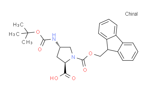 (2R,4S)-1-Fmoc-4-boc-amino pyrrolidine-2-carboxylic acid