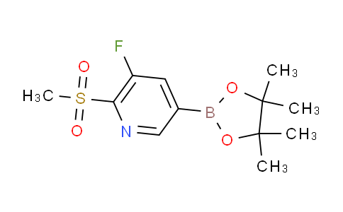 3-氟-2-(甲基磺酰基)-5-(4,4,5,5-四甲基-1,3,2-二氧硼雜環戊烷-2-基)