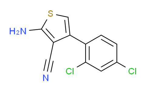 2-Amino-4-(2,4-dichlorophenyl)thiophene-3-carbonitrile