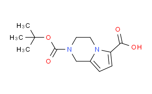 2-BOC-3,4-DIHYDRO-1H-PYRROLO[1,2-A]PYRAZINE-6-CARBOXYLIC ACID