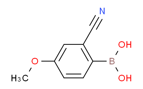 2-Cyano-4-methoxyphenylboronic acid