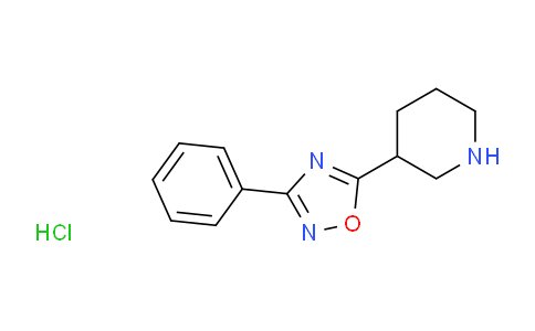 3-(3-Phenyl-1,2,4-oxadiazol-5-yl)piperidine hydrochloride