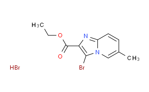 3-Bromo-6-methyl-imidazo[1,2-a]pyridine-2-carboxylic acid ethyl ester hydrobromide
