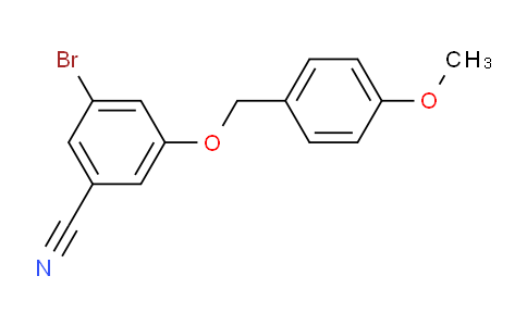 3-Bromo-5-(4-methoxy-benzyloxy)-benzonitrile