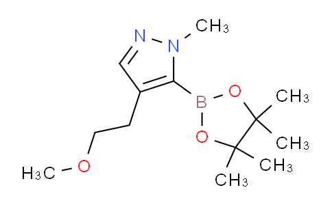 4-(2-Methoxyethyl)-1-methyl-5-(4,4,5,5-tetramethyl-1,3,2-dioxaborolan-2-yl)-1h-pyrazole