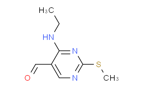 4-乙胺基-2-甲硫基-5-醛基嘧啶