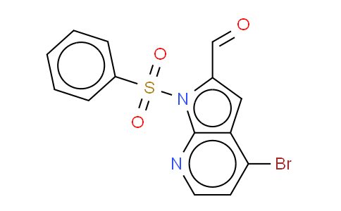 4-Bromo-1-phenylsulfonyl-7-azaindole-2-carboxyaldehyde