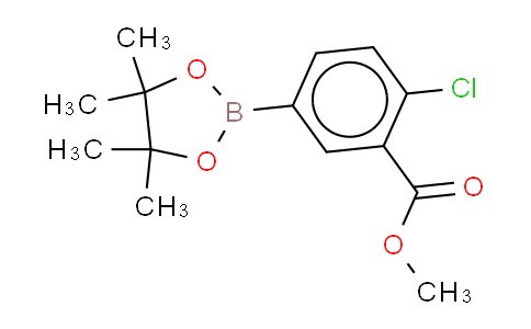 METHYL 2-CHLORO-5-(4,4,5,5-TETRAMETHYL-1,3,2-DIOXABOROLAN-2-YL)BENZOATE