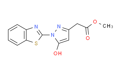 Methyl [1-(1,3-benzothiazol-2-yl)-5-hydroxy-1h-pyrazol-3-yl]acetate