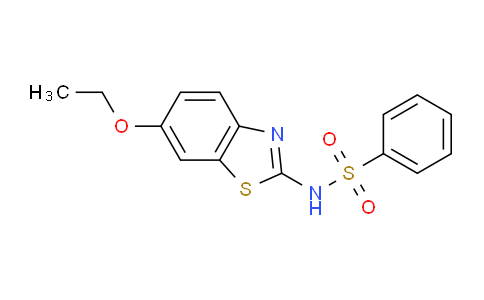 N-(6-乙氧基-2-苯并噻唑基)苯磺酰胺