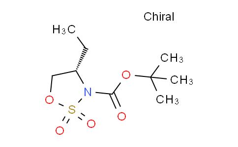 tert-Butyl (4S)-4-ethyl-2,2-dioxo-1,2$l^{6},3-oxathiazolidine-3-carboxylate