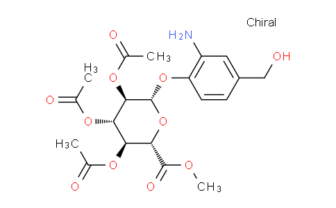 2-Amino-4-(hydroxymethyl)phenyl methyl 2,3,4-tri-O-acetyl-β-D-glucopyranosiduronate