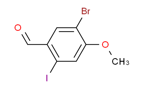 5-bromo-2-iodo-4-methoxybenzaldehyde