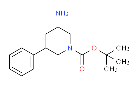 1-Piperidinecarboxylic acid, 3-amino-5-phenyl-, 1,1-dimethylethyl ester