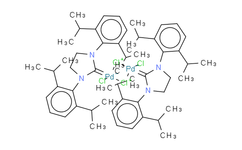 Dichloro(di-μ-chloro)bis[1,3-bis(2,6-diisopropylphenyl)-2-imidazolidinylidene]dipalladium(II)