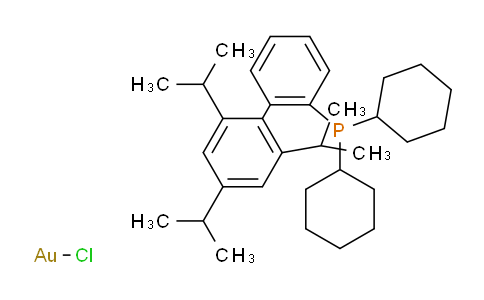 2-Dicyclohexylphosphino-2′,4′,6′-triisopropylbiphenyl gold(I) chloride