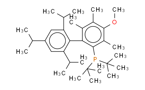 2-二叔丁基膦基-4-甲氧基-3,5,6-三甲基-2',4',6'-三-异丙基