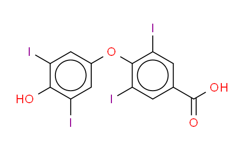 Benzoic acid,4-(4-hydroxy-3,5-diiodophenoxy)-3,5-diiodo-