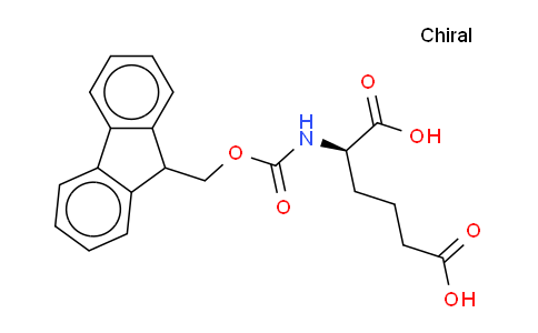 Hexanedioic acid,2-[[(9H-fluoren-9-ylmethoxy)carbonyl]amino]-, (2R)- (9CI)