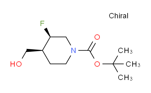 tert-butyl (3R,4S)-3-fluoro-4-(hydroxymethyl)piperidine-1-carboxylate