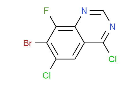 7-bromo-4,6-dichloro-8-fluoroquinazoline