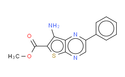 7-氨基-2-苯基-噻吩并[2,3-B]吡嗪-6-羧酸甲酯