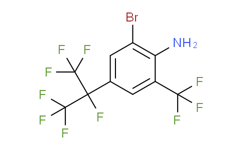 2-Bromo-4-(perfluoropropan-2-yl)-6-(trifluoromethyl)aniline