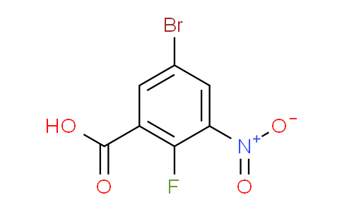 5-溴-2-氟-3-硝基苯甲酸