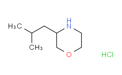 3-(2-methylpropyl)morpholine;hydrochloride