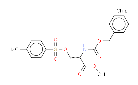 L-Serine,O-[(4-methylphenyl)sulfonyl]-N-[(phenylmethoxy)carbonyl]-, methyl ester