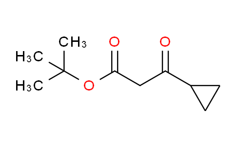 Cyclopropanepropanoic acid, b-oxo-, 1,1-dimethylethyl ester