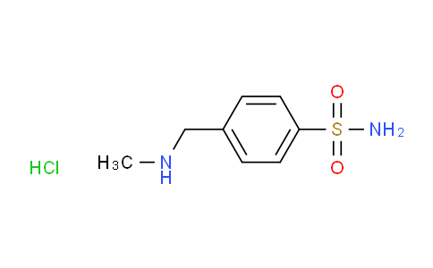 4-[(methylamino)methyl]benzene-1-sulfonamide hydrochloride