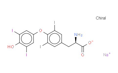 D-Tyrosine,O-(4-hydroxy-3,5-diiodophenyl)-3,5-diiodo-, sodium salt (1:1)