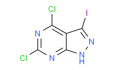 1H-Pyrazolo[3,4-d]pyrimidine, 4,6-dichloro-3-iodo-