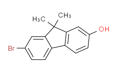 7 - Bromo - 9,9 - dimethyl - 2 - fluorenol