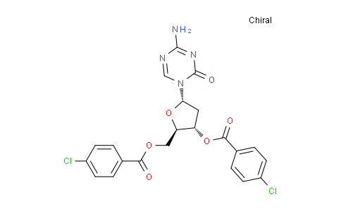 4-氨基-1-[3,5-二-O-(4-氯苯甲酰基)-2-脱氧-ALPHA-D-赤式-呋喃戊糖基]-1,3,5-三嗪-2(1H)-酮