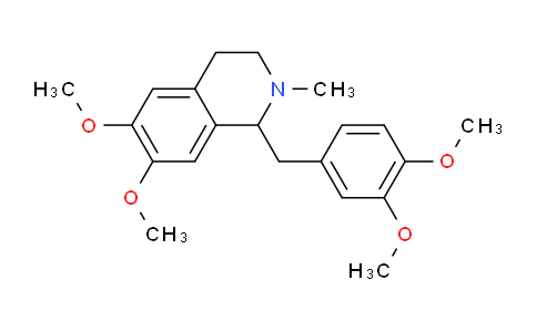 1-(3,4-Dimethoxybenzyl)-6,7-dimethoxy-2-methyl-1,2,3,4-tetrahydroisoquinoline