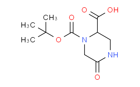 1-N-BOC-5-氧代哌嗪-2-甲酸