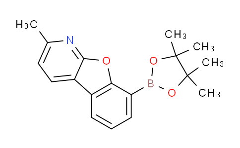 2-Methyl-8-(4,4,5,5-tetramethyl-1,3,2-dioxaborolan-2-yl)benzofuro[2,3-b]pyridine