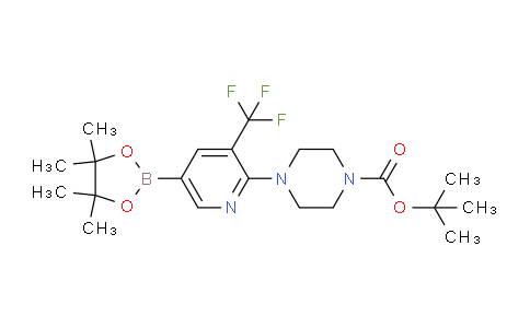 Tert-butyl 4-(5-(4,4,5,5-tetramethyl-1,3,2-dioxaborolan-2-yl)-3-(trifluoromethyl)pyridin-2-yl)piperazine-1-carboxylate