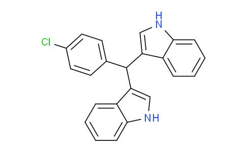 3,3'-[(4-chlorophenyl)methylene]bis-1H-Indole