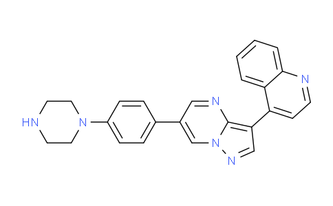 4-[6-(4-(哌嗪-1-基)苯基]吡唑并[1,5-A]嘧啶-3-基)喹啉