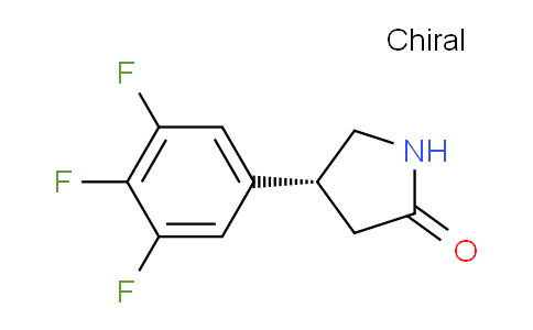 2-Pyrrolidinone, 4-(3,4,5-trifluorophenyl)-, (4R)-