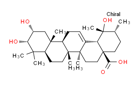 Urs-12-en-28-oic acid,2,3,19-trihydroxy-, (2a,3a)-