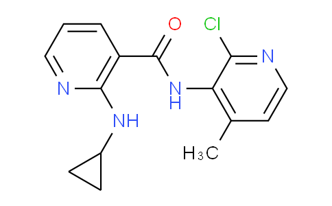 N-(2-Chloro-4-methylpyridin-3-yl)-2-(cyclopropylamino)nicotinamide