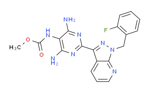 N-[4,6-二氨基-2-[1-[(2-氟苯基)甲基]-1H-吡唑并[3,4-B]吡啶-3-基]-5-嘧啶]-氨基甲酸甲酯