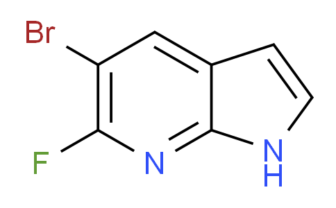 1H-Pyrrolo[2,3-b]pyridine, 5-bromo-6-fluoro-
