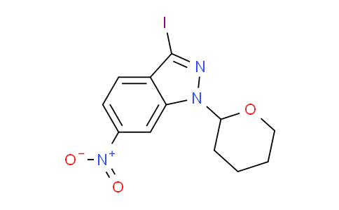 3-碘-6-硝基-1-(四氢-2H-吡喃-2-基)-1H-吲唑