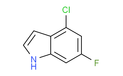 4-氯-6-氟-1H-吲哚