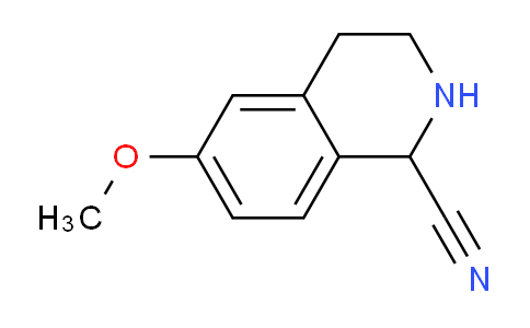 1,2,3,4-tetrahydro-6-methoxy-1-isoquinolinecarbonitrile